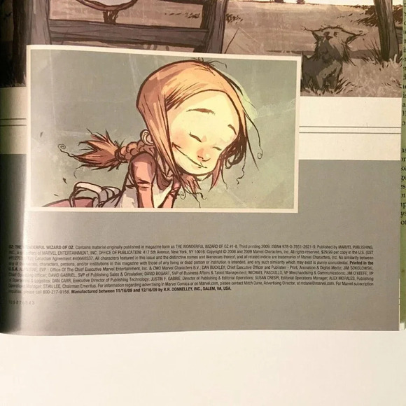 2009 Marvel The Wonderful Wizard of Oz L Frank Baum Hardcover Book - Picture 7 of 13